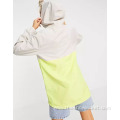 2021 Customization Contrast Color Hoodie Anorak for Women